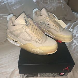 Jordan Retro 4 Off-White Sail